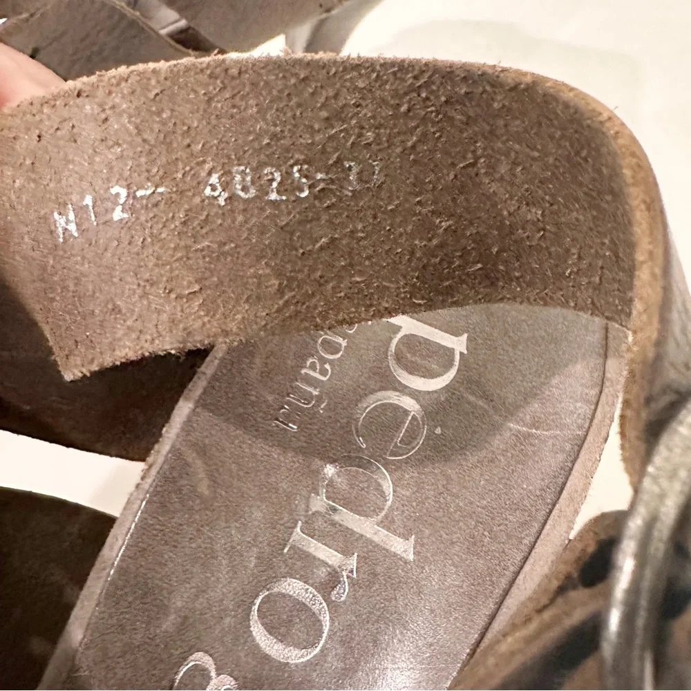 Pendro Garcia Buckle Strap Heels Leather Sandals - Picture 4 of 7